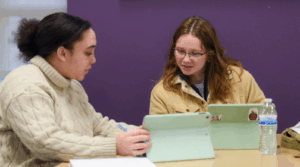Students Studying on iPads