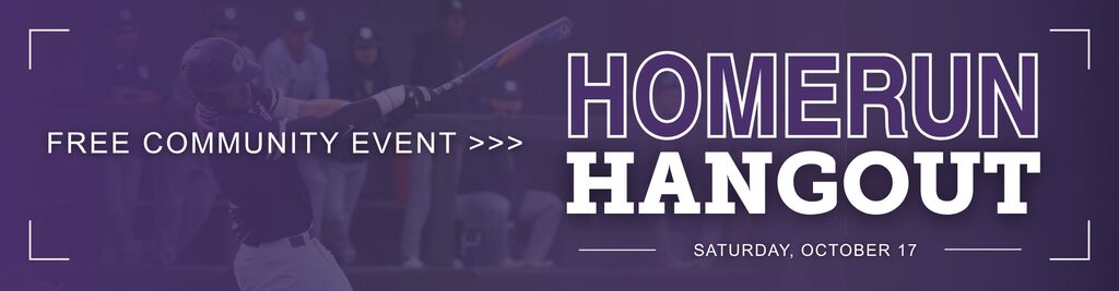 Homerun Hangout is a free community event happening on October 17 during Homecoming