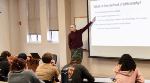 Students in a philosophy class