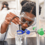 Student in Chemistry Lab