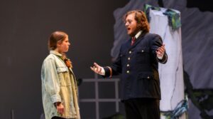 Students in Antigone production