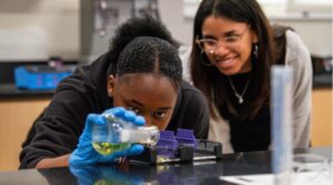 Students in a Biology lab