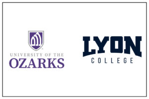 University of the Ozarks and Lyon College logos