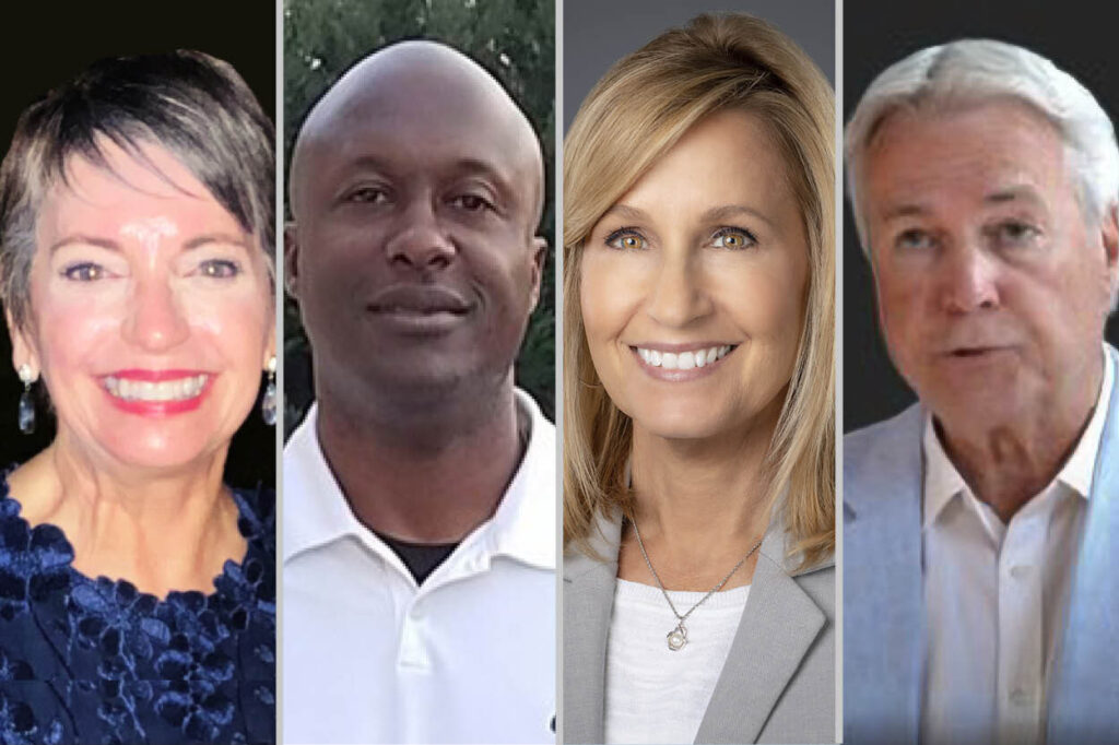 Newly elected Board of Trustee members