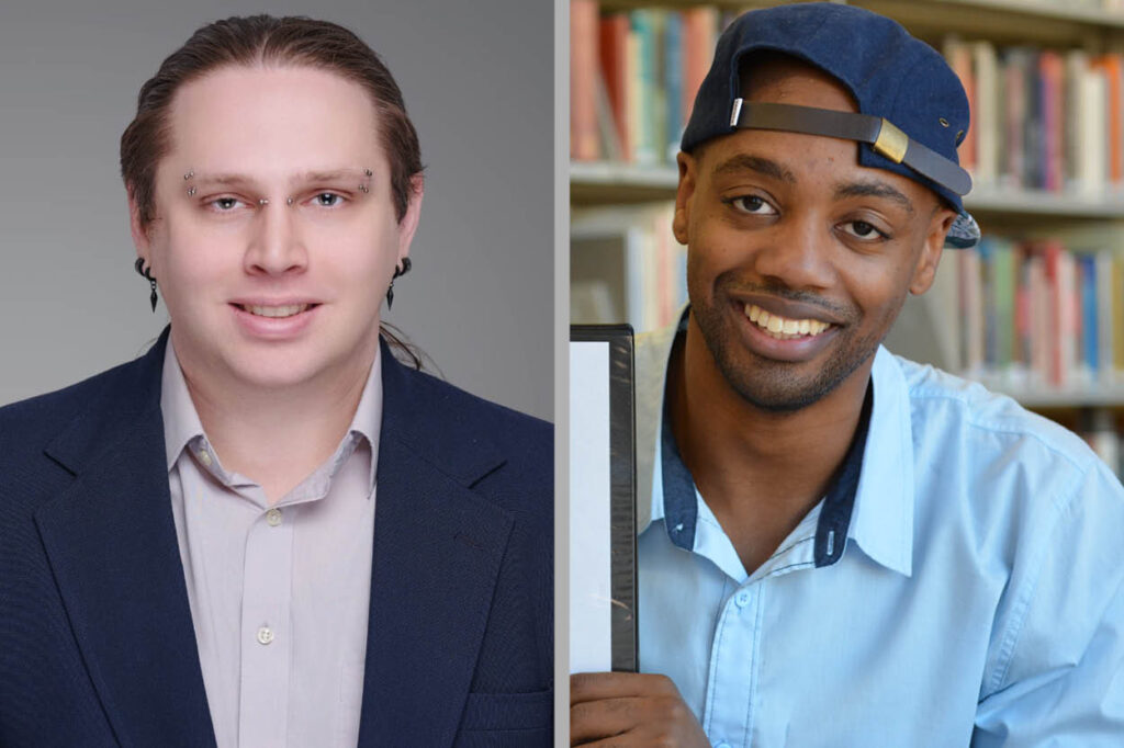 Cole Clementson and Taz Beard, 2015 alumni