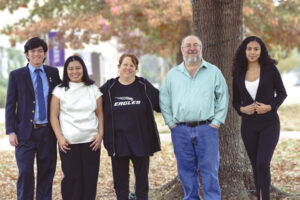 Campus members who took part in state conference