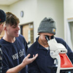 Students Studying in Anatomy class