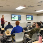 Students in class