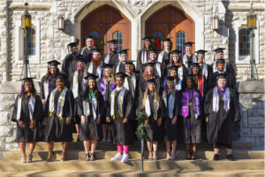 Class of Fall 2022 on Chapel steps