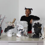 Senior art major Jessica Frazer