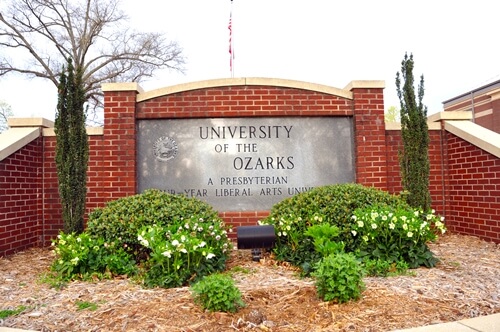 University of the Ozarks Concrete & Brick Sign