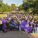 Students at Homecoming