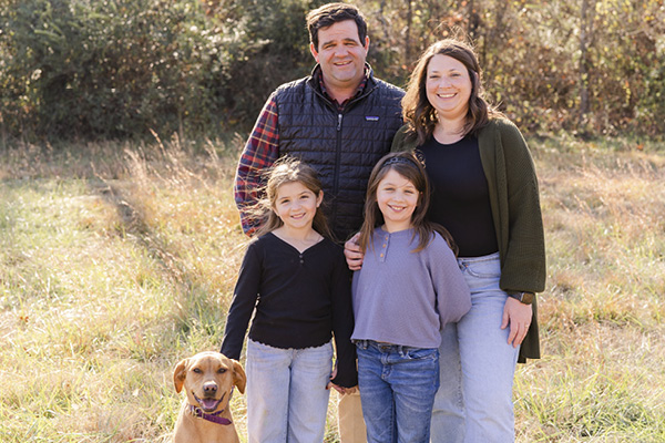 Morgan Jackson and family