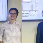 Biology students Savea Cunningham and Jessie Wright