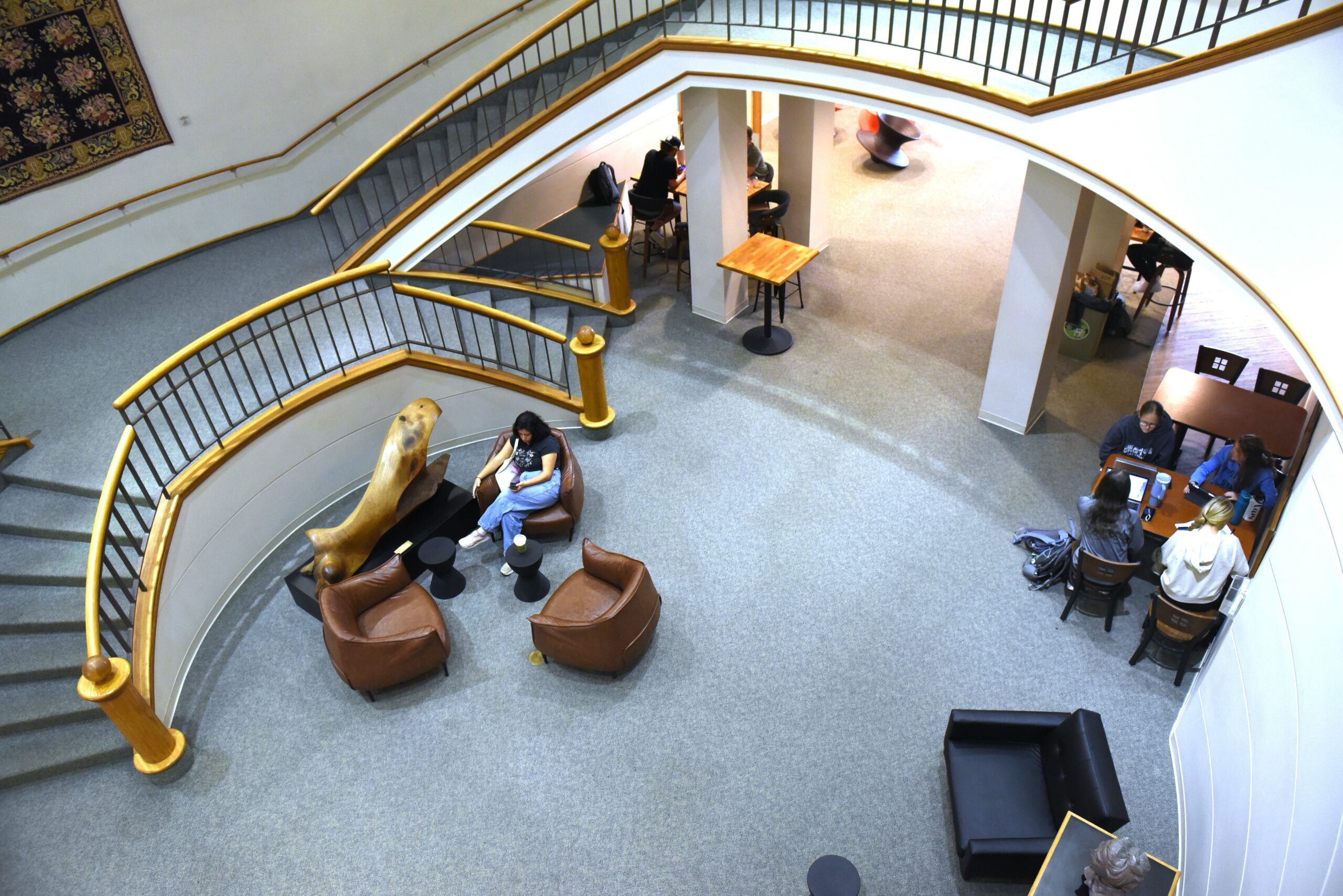 Library Rotunda Aerial