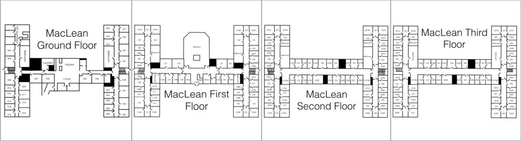 MacLean Hall floor layout