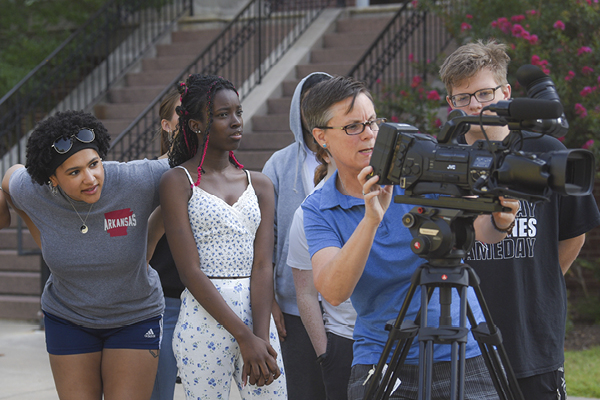 Media production students