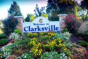 Welcome to Clarksville Sign