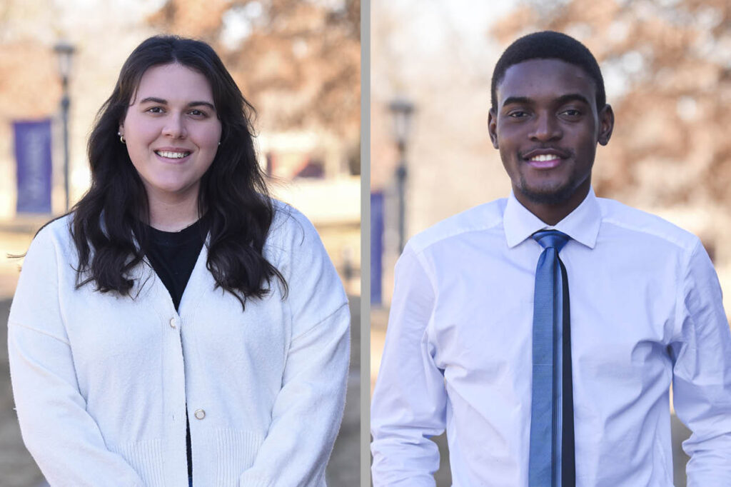 Raegan Swafford and Asa Mowoko