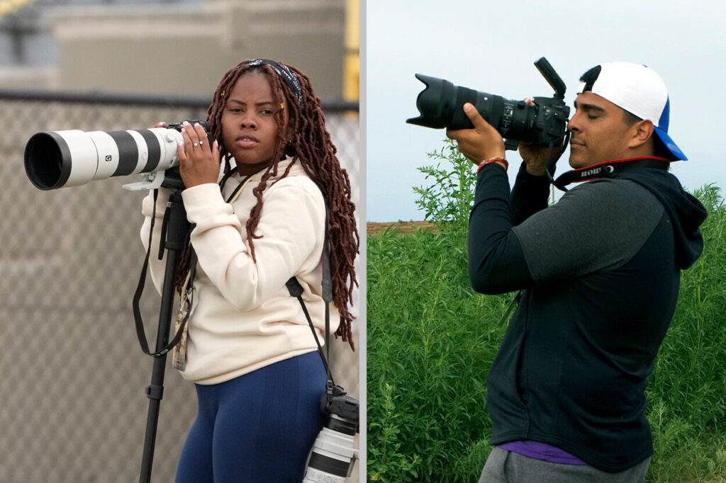 Sarah Bureau and Denzel Chaves