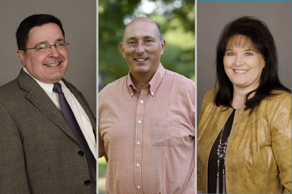 Steve Edmisten, David Daily and Phyllis Parsons