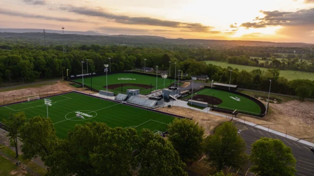 As we kick off the Fall 2025 semester, we’re not just welcoming new students, we’re celebrating a bold step forward for Ozarks Athletics. 

This summer, we officially completed the Wilson Athletic Complex, a state-of-the-art facility that reflects our commitment to growth, excellence, and community spirit. From enhanced training and competition spaces to upgraded spectator amenities, the Wilson Athletic Complex is more than a playing surface, it’s launchpad for champions. 

Here’s to the future of Ozarks Athletics and our incredible student-athletes who will rise to new heights right here on our home turf.

Let’s go, Eagles! 🦅