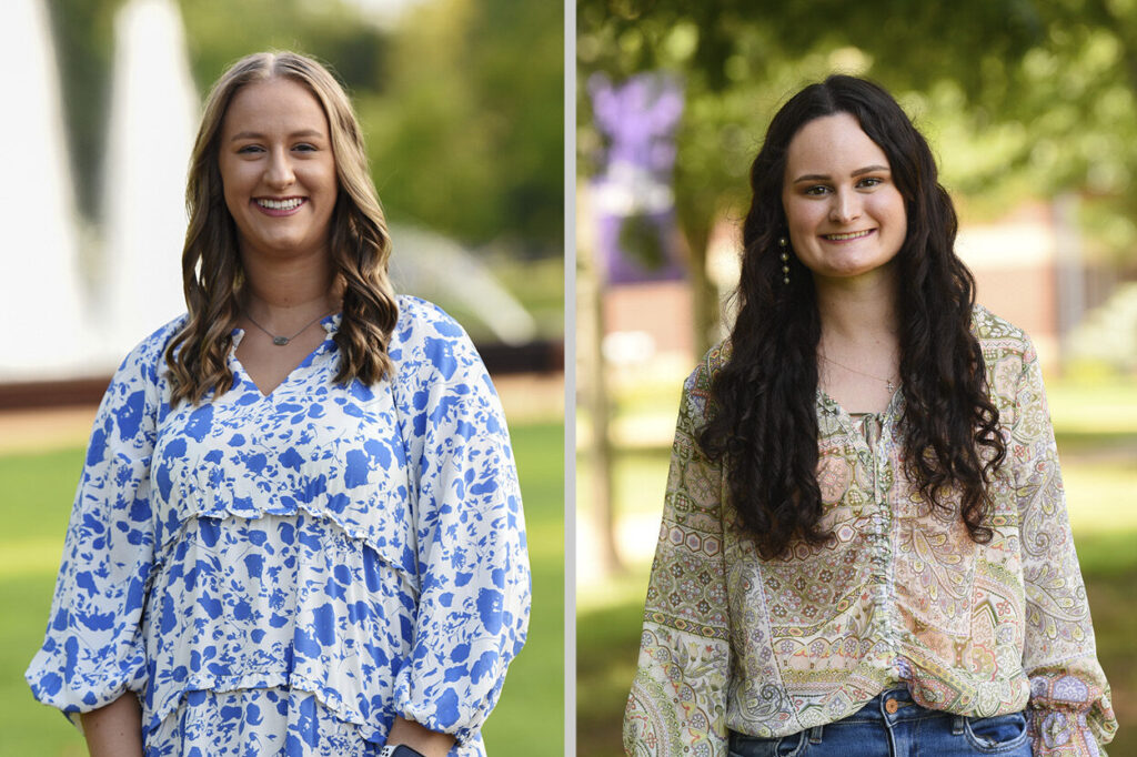 Rebecca Willems and Morgan Douglas