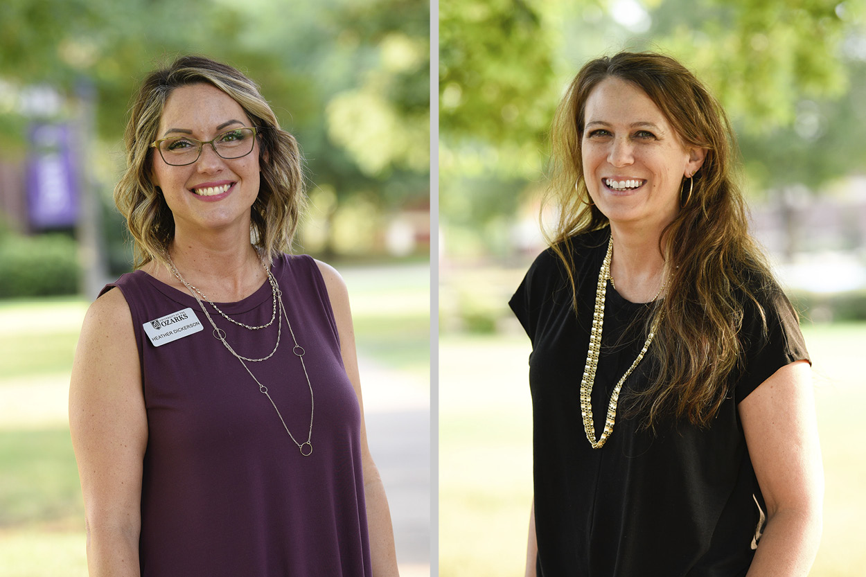 Heather Dickerson and Jessica Baumgarten