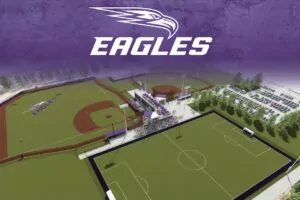 Rendering of new athletic facility